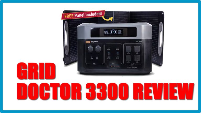 Grid Doctor 3300 Solar Generator Review: The Answer to National Grid Vulnerabilities