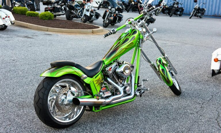 custom built motorcycle style